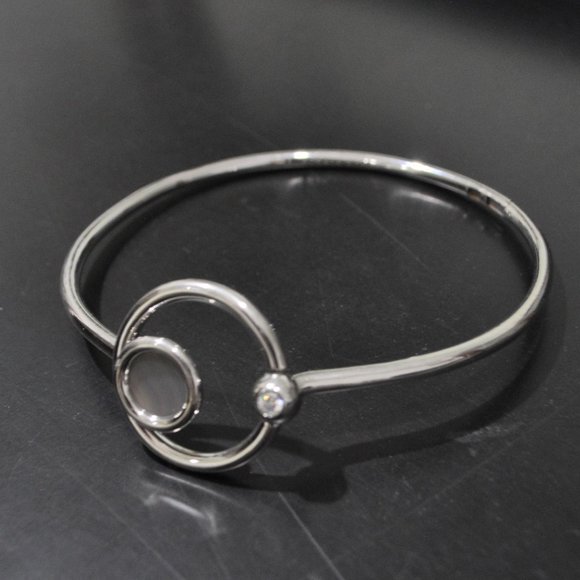 New EDDIE BORGO Celestial Orbit Moon Silver CHOKER - Picture 4 of 8